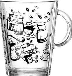 Outlet Becher Cortado | 380 ml | schwarz Becher