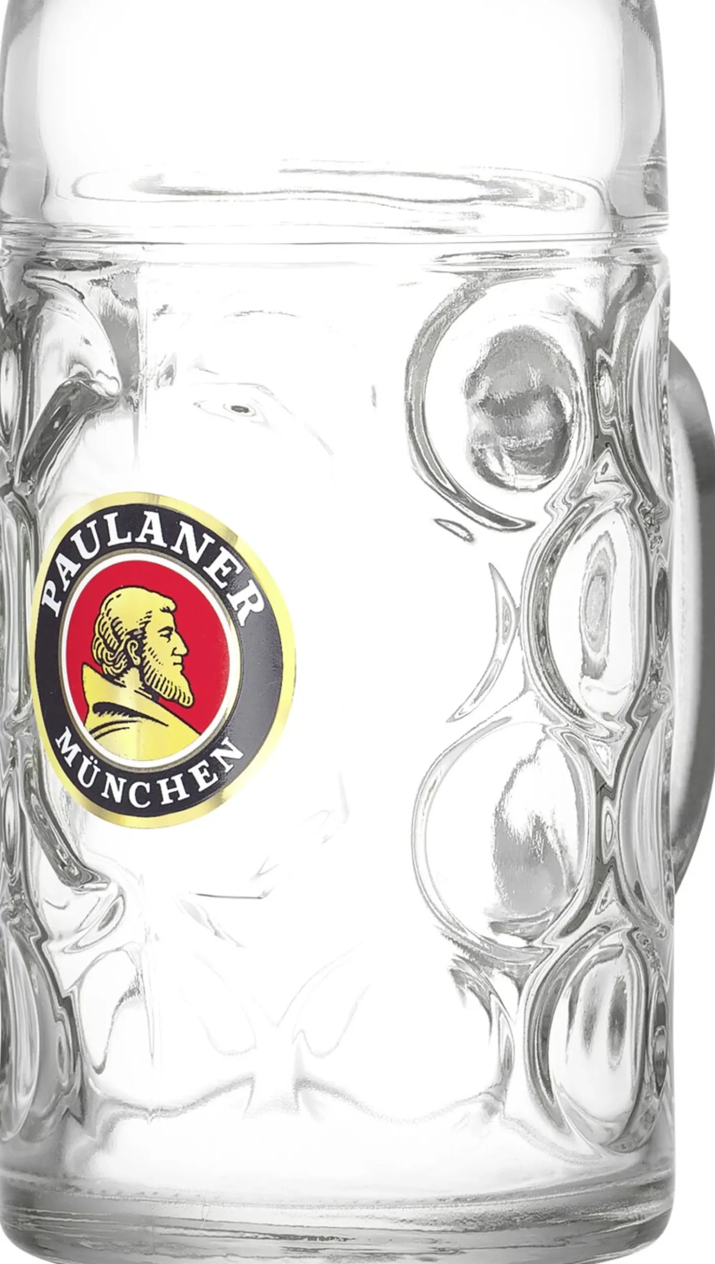 New Bierkrug Paulaner | 1 Liter | geeicht Glas