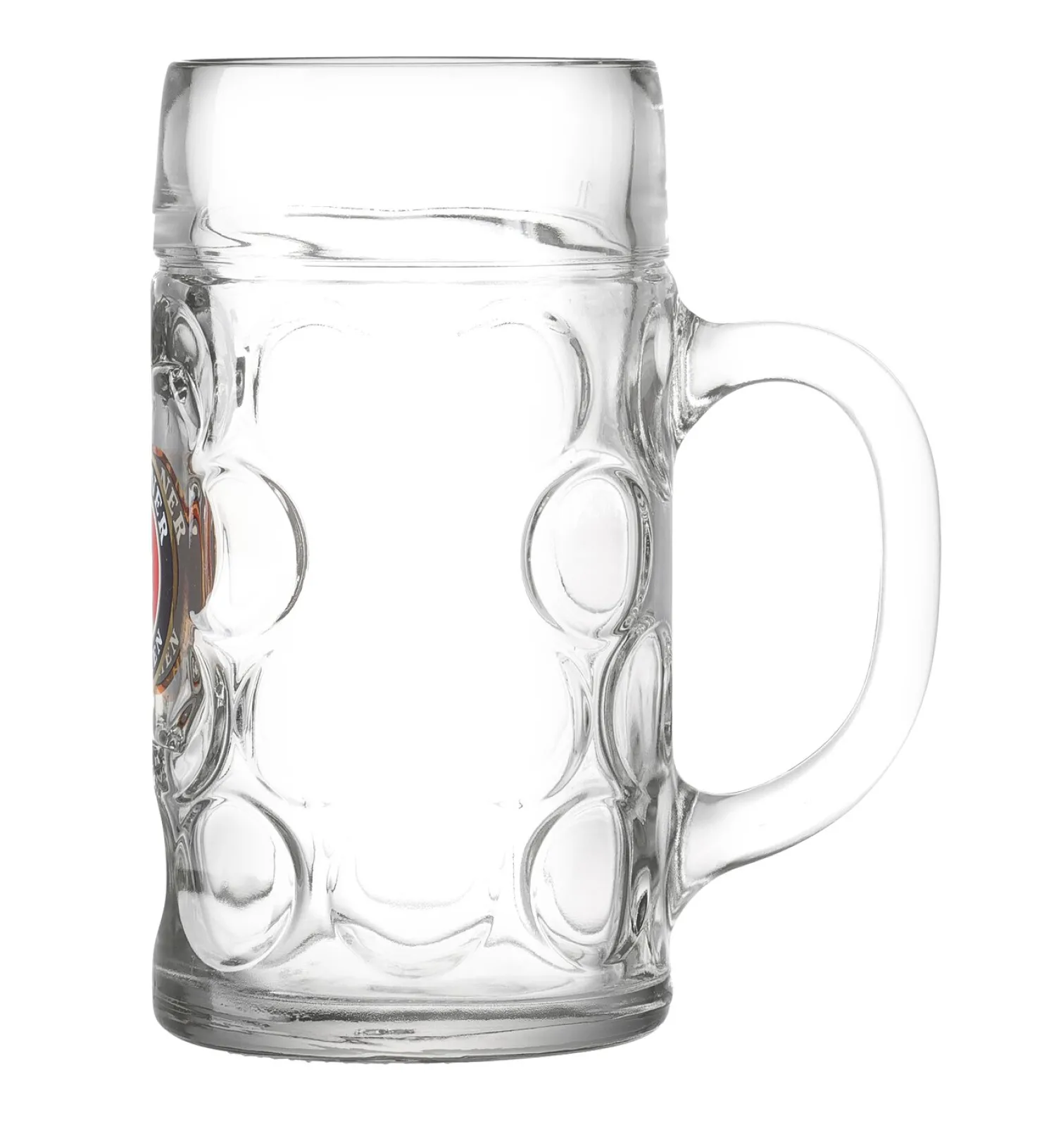 New Bierkrug Paulaner | 1 Liter | geeicht Glas