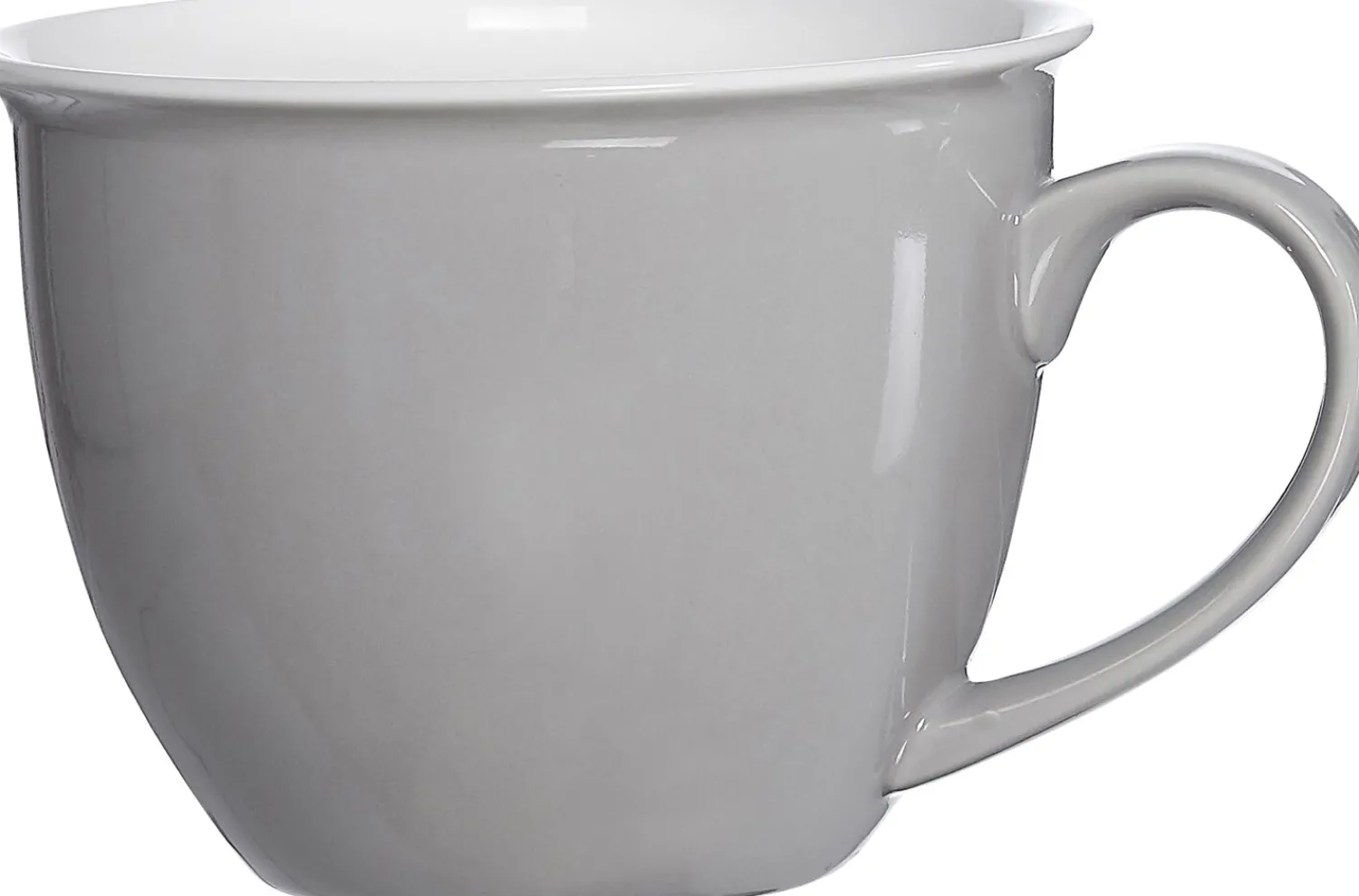Clearance Cafe au Lait Tasse Doppio | 420 ml | grau Obertasse