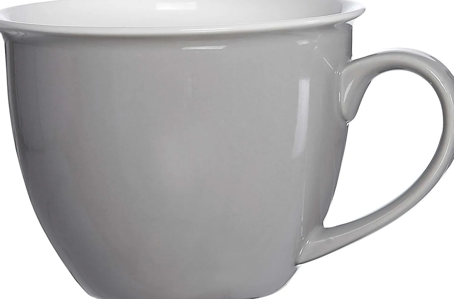 Clearance Cafe au Lait Tasse Doppio | 420 ml | grau Obertasse