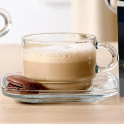 Clearance Cappuccino-Set Americano | 4-teilig | 240 ml | Stapelbar | hitzebeständiges Glas Set