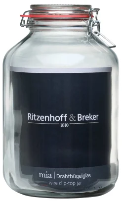 Hot Drahtbügelglas Mia | 4,88 Liter Vorratsglas