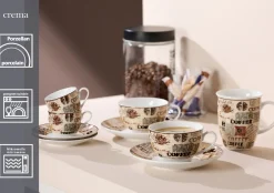 Clearance Espresso-Set Crema | 4-teilig | beige Set
