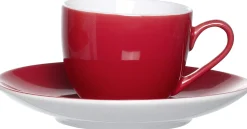 Best Espressotasse Doppio | 80 ml | rot Obertasse