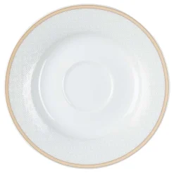 Sale Espressountertasse Geo | 13 cm | weiss Untertasse