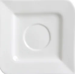 Sale Espressountertasse Melodie | 11 cm | weiss | quadratisch Untertasse
