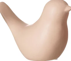 Figur Tiere Vogel | 15 x 7,5 x 10 cm | creme Dekofigur