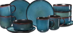 New Frühstücksservice Bali | 12-teilig | blau Set