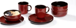 Clearance Frühstücksservice Gambia | 12-teilig | rot Set