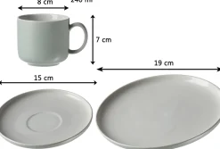 Sale Frühstücksteller Jasper | 19 cm | mint Teller