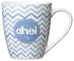 Sale Kaffeebecher Ahoi Welle | 360 ml | weiss Becher