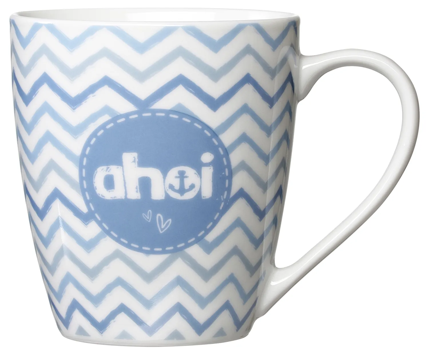 Sale Kaffeebecher Ahoi Welle | 360 ml | weiss Becher
