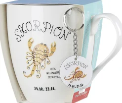 Hot Kaffeebecher Astro Skorpion | 650 ml | mit Schlüsselanhänger Becher