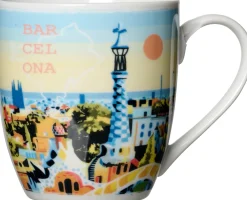 Kaffeebecher City Barcelona | 500 ml Becher