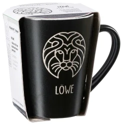 Kaffeebecher Cosmic Löwe | 350 ml | schwarz Becher