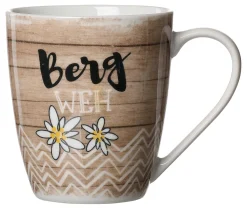 Best Kaffeebecher Enzian Bergweh | 360 ml | braun Becher
