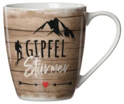 Hot Kaffeebecher Enzian Gipfelstürmer | 360 ml | braun Becher