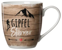 Hot Kaffeebecher Enzian Gipfelstürmer | 500 ml | braun Becher