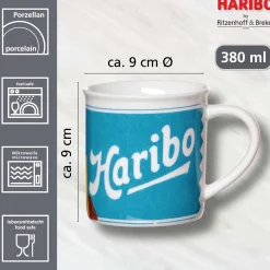 Clearance Kaffeebecher HARIBO Retro | Kinder froh | 380 ml Becher
