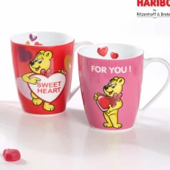Hot Kaffeebecher HARIBO Sweet Heart | 360 ml | rot Becher