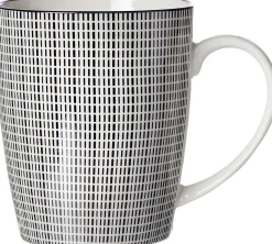 Kaffeebecher Takeo Stripes | 350 ml | schwarz Becher