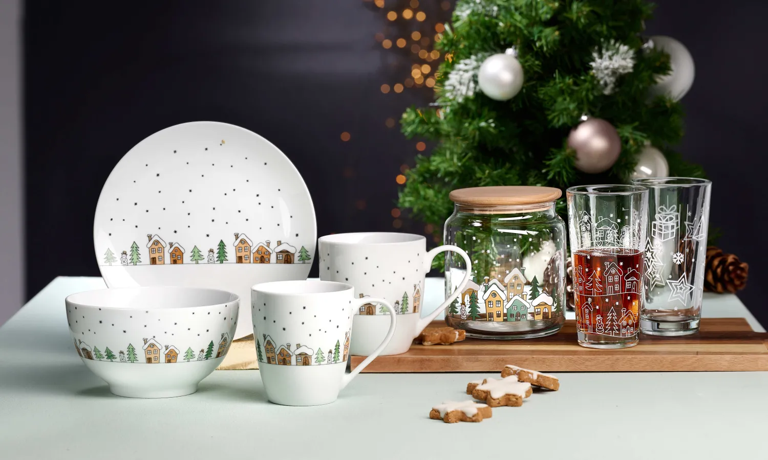 Best Kaffeebecher Winterdorf | 360 ml Becher