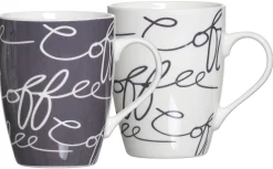 Discount Kaffeebecher-Set Cornello | 2-teilig | 330 ml | grey Becher