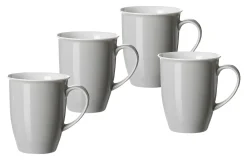 New Kaffeebecher-Set Doppio | 4-teilig | 320 ml | grau Becher
