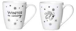 Best Kaffeebecher-Set Winter Is Coming | 2-teilig | 360 ml Becher