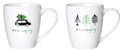 Kaffeebecher-Set Winter Joy | 2-teilig | 360 ml | green Becher