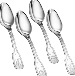 Outlet Kaffeelöffel-Set Holly | 4-teilig Besteck