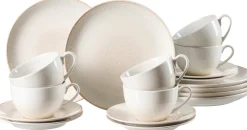 Hot Kaffeeservice Cara | 18-teilig | beige Service