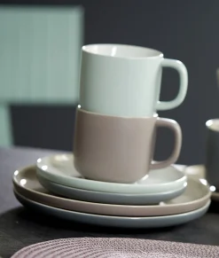 Outlet Kaffeeservice Jasper | 12-teilig | taupe Service