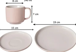 Online Kaffeeservice Jasper | 12-teilig | rose Service