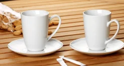 New Kaffeeuntertasse Bianco Rondo | 15 cm | weiss Untertasse