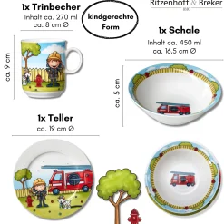 Online Kindergeschirr-Set Bernie | 3-teilig Set|Kinder