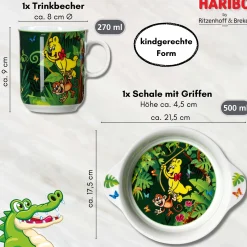 Best Kindergeschirr-Set HARIBO Jungle | 2-teilig | grün Set