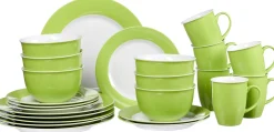 Sale Kombiservice Doppio | 24-teilig | grün Set