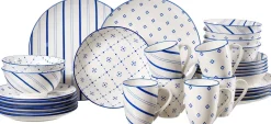 Kombiservice Fusion | 30-teilig | blau Set
