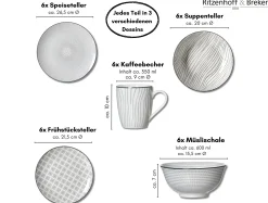Kombiset Mantsa | 30-teilig Set