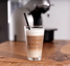 Best Latte Macchiato Glas Chicco | 330 ml | weiss Glas