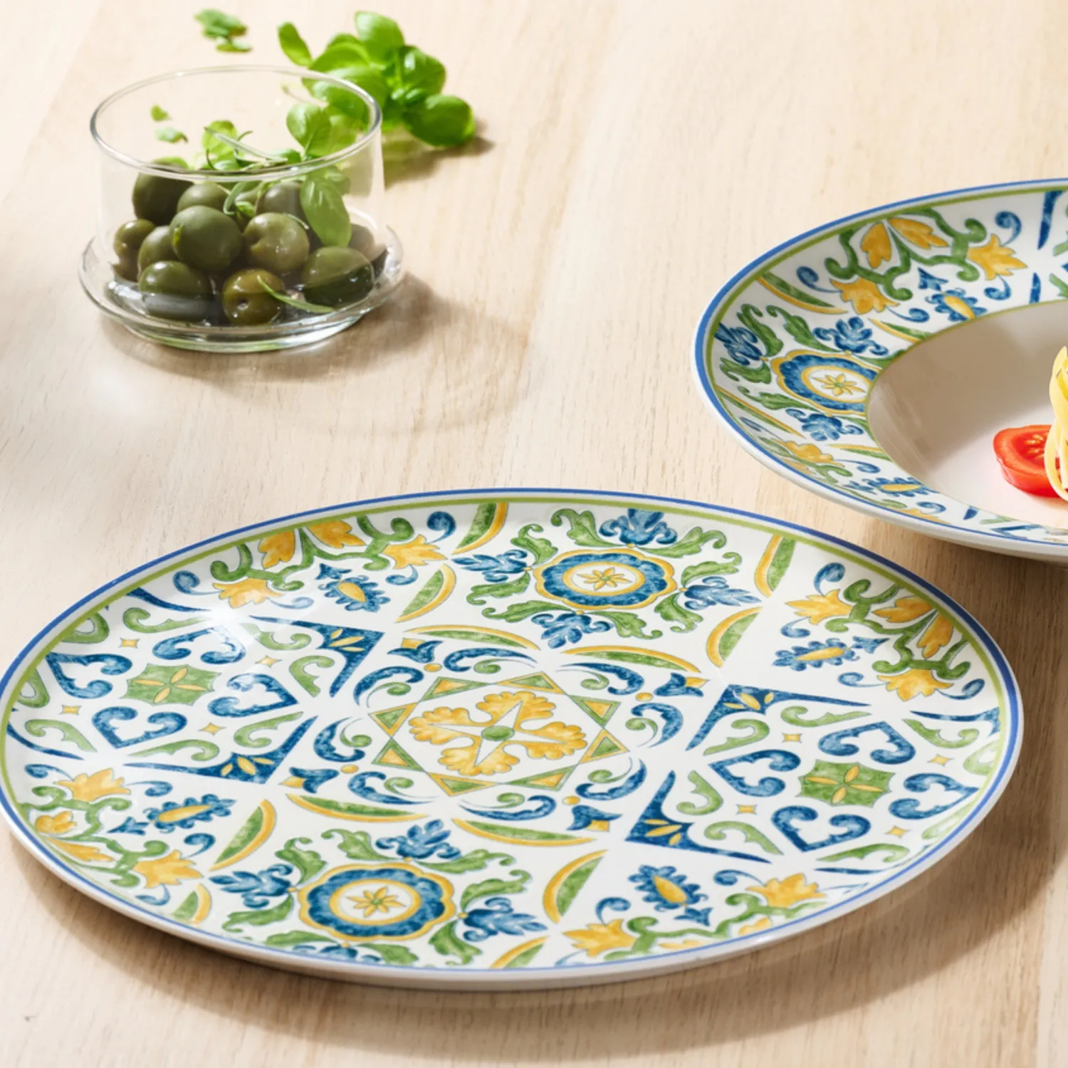 Hot Pizzateller Roma Verde | 31,5 cm Durchmesser Platte