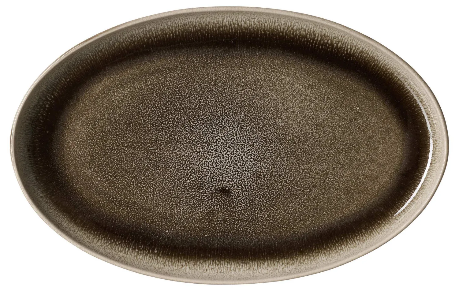 Outlet Platte Eda Umbra | 32,5 x 20,5 cm | braun | oval Platte
