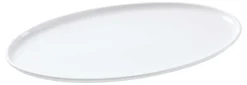 Outlet Platte Skagen | 30 x 17,5 cm | weiss | oval Platte