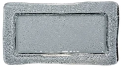 Sale Servierplatte Nox | 33 x 18 cm | smoke | rechteckig Platte