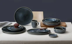 Clearance Servierschale Eda Schiefer | 27,5 x 27,5 x 5 cm | grau Schale