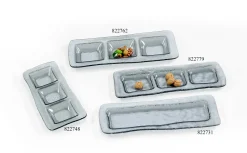 Outlet Servierschale Nox | 25 x 15 x 2 cm | smoke Schale