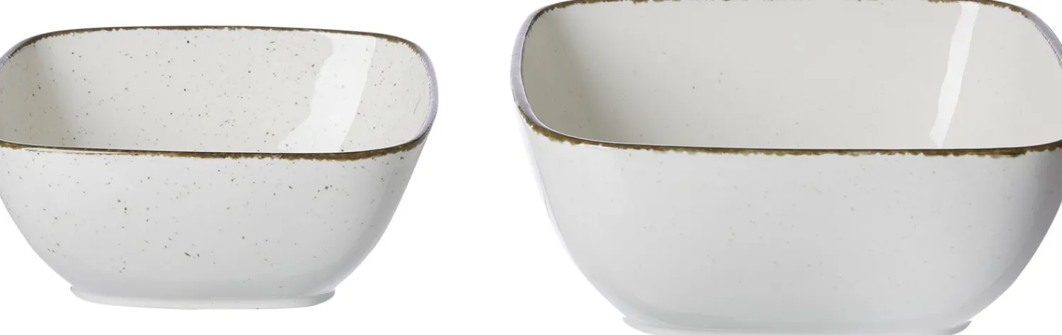 Servierschalen-Set Casa | 2-teilig | creme Schale