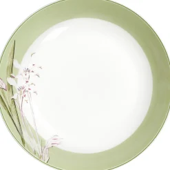 Best Suppenteller Flora Blüte Verde | 20 cm | grün Teller